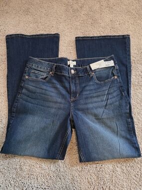 NWT Maurices Dark M Jeans Blue Classic Flare Jeans